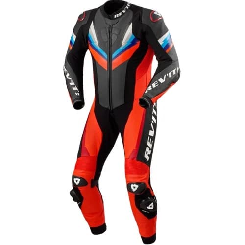 REV'IT! Quantum 3 One Piece Neon Red-Black