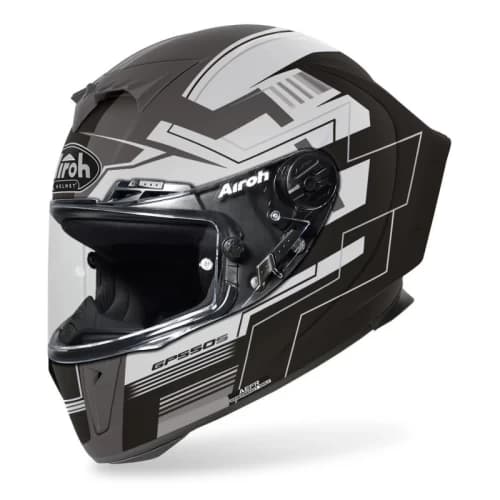 AIROH CASCA GP550 S CHALLENGE BLACK MATT